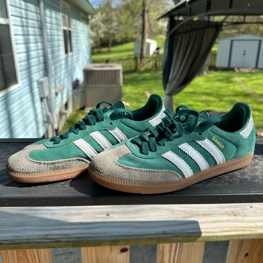 Adidas Samba Green Men's Shoes